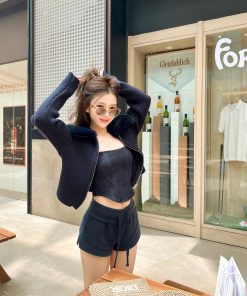 Alternative view of Mirana Cardigan (Navy)
