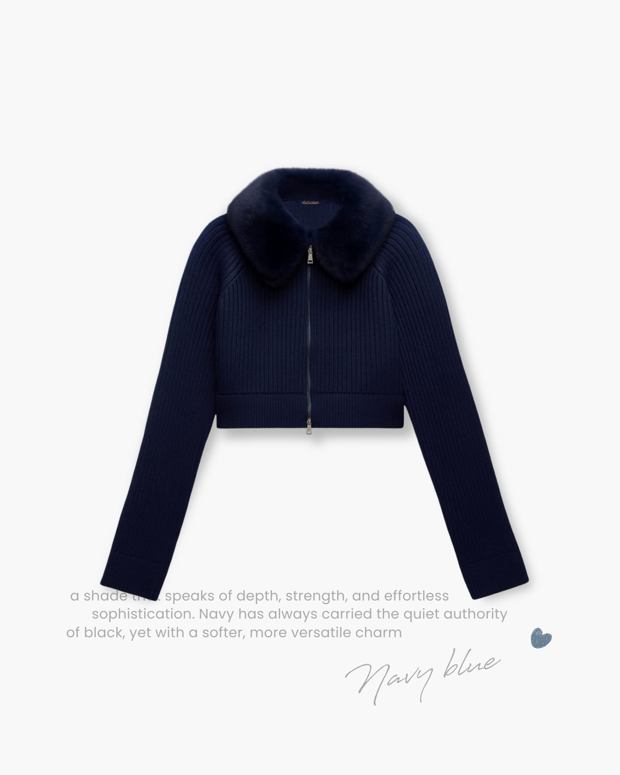 Mirana Cardigan (Navy) - Image 3