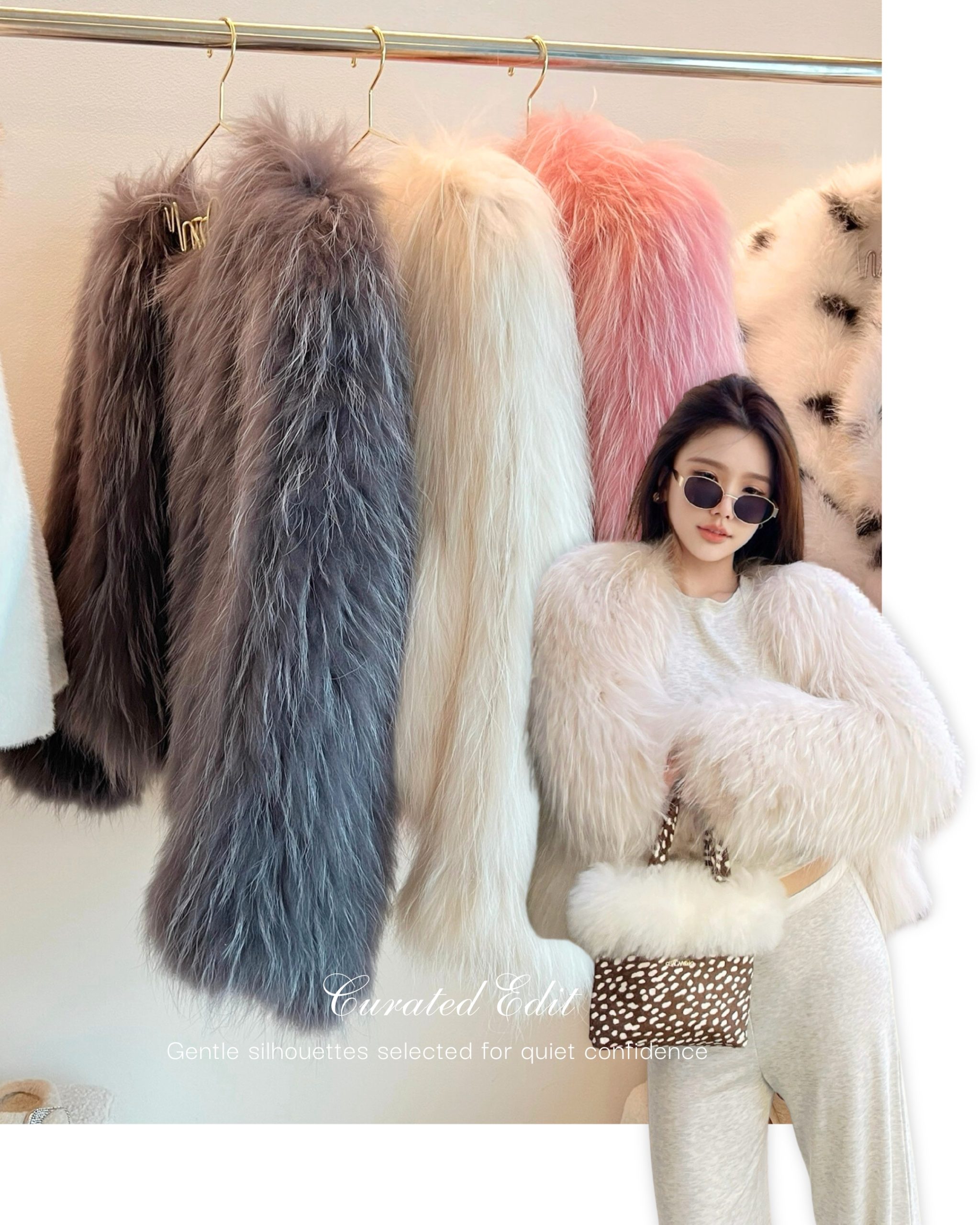 Premium Foxy Fur Coat