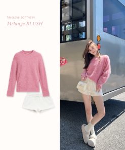 Mélange Blush Knit