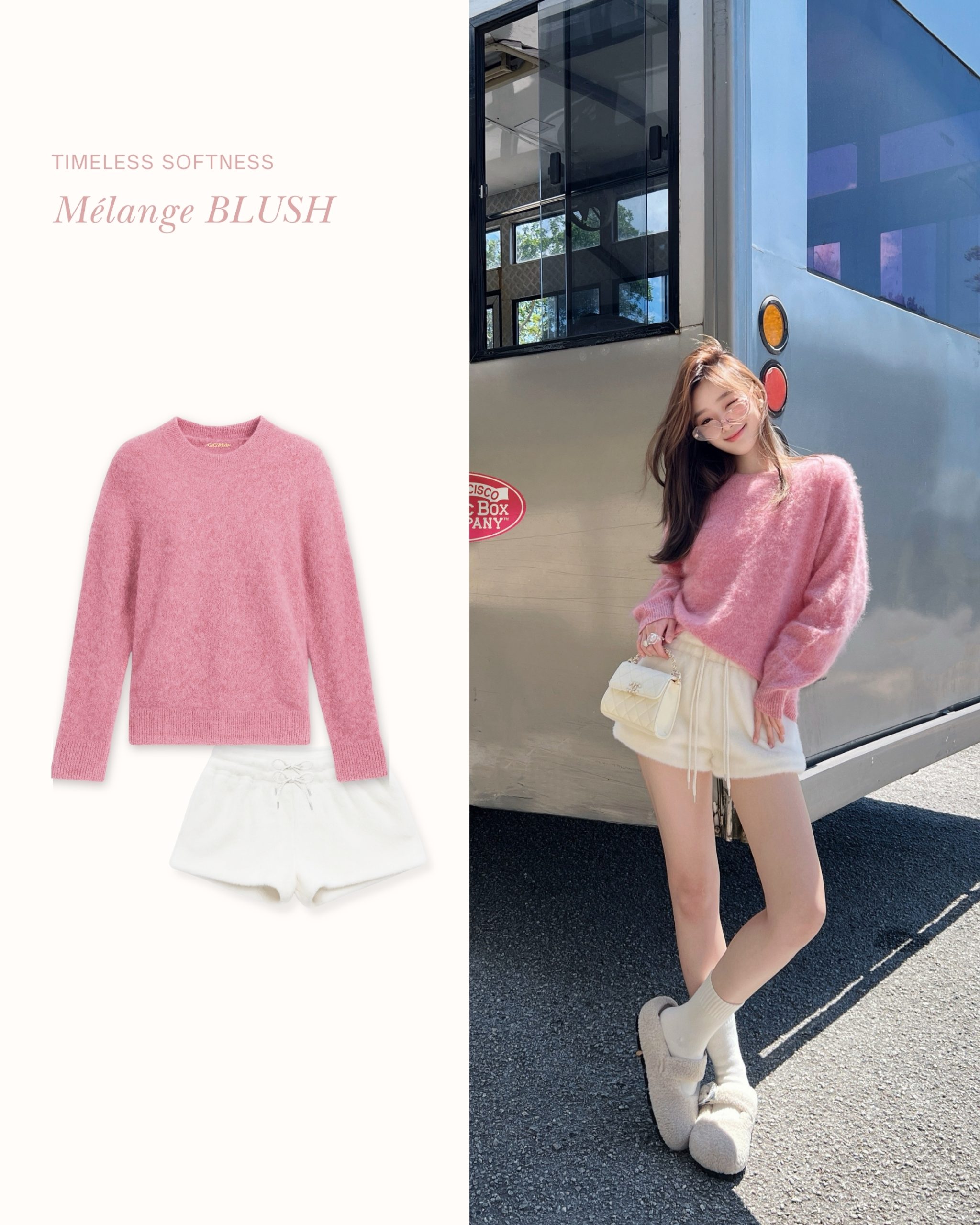 Mélange Blush Knit