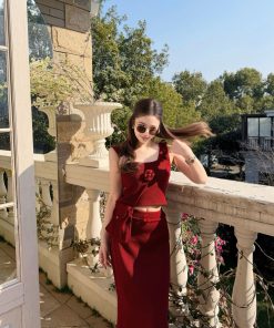 Alternative view of Camélia Ruby Set